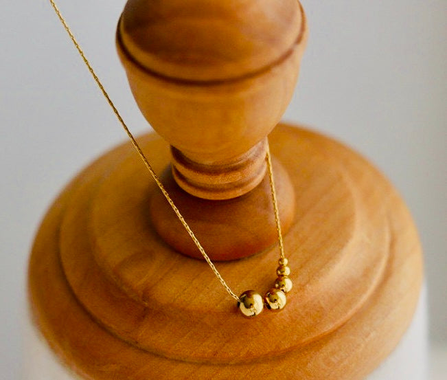 Ascending Beaded Necklace