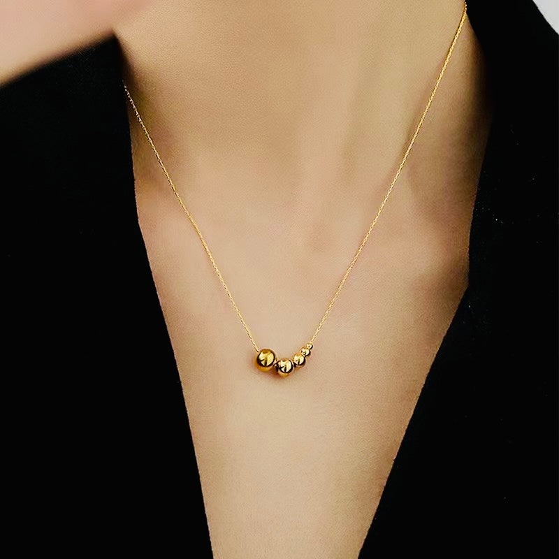 Ascending Beaded Necklace