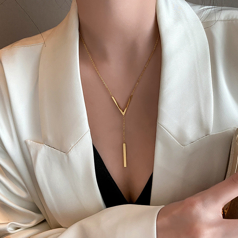 Y-Bar Necklace