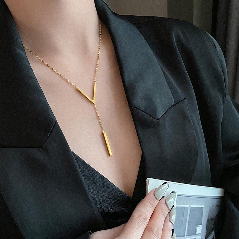 Y-Bar Necklace