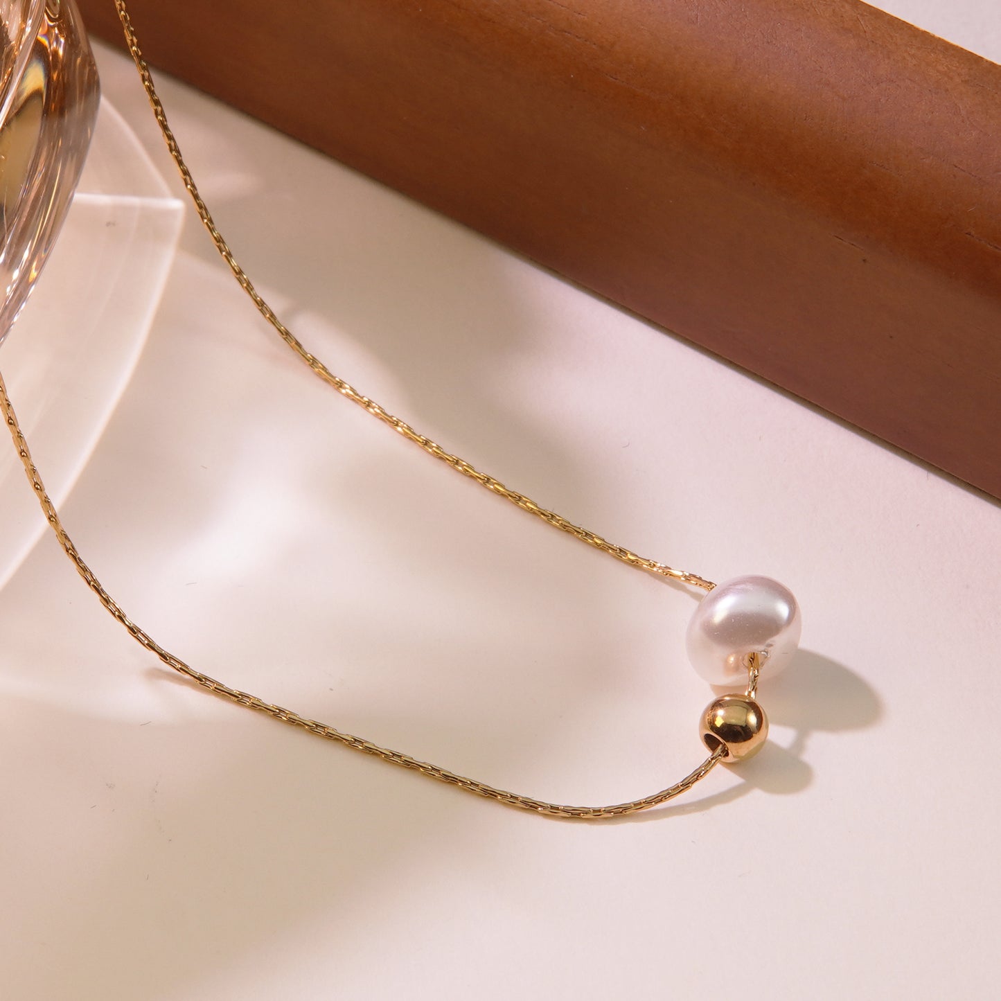 Two-Bead Necklace