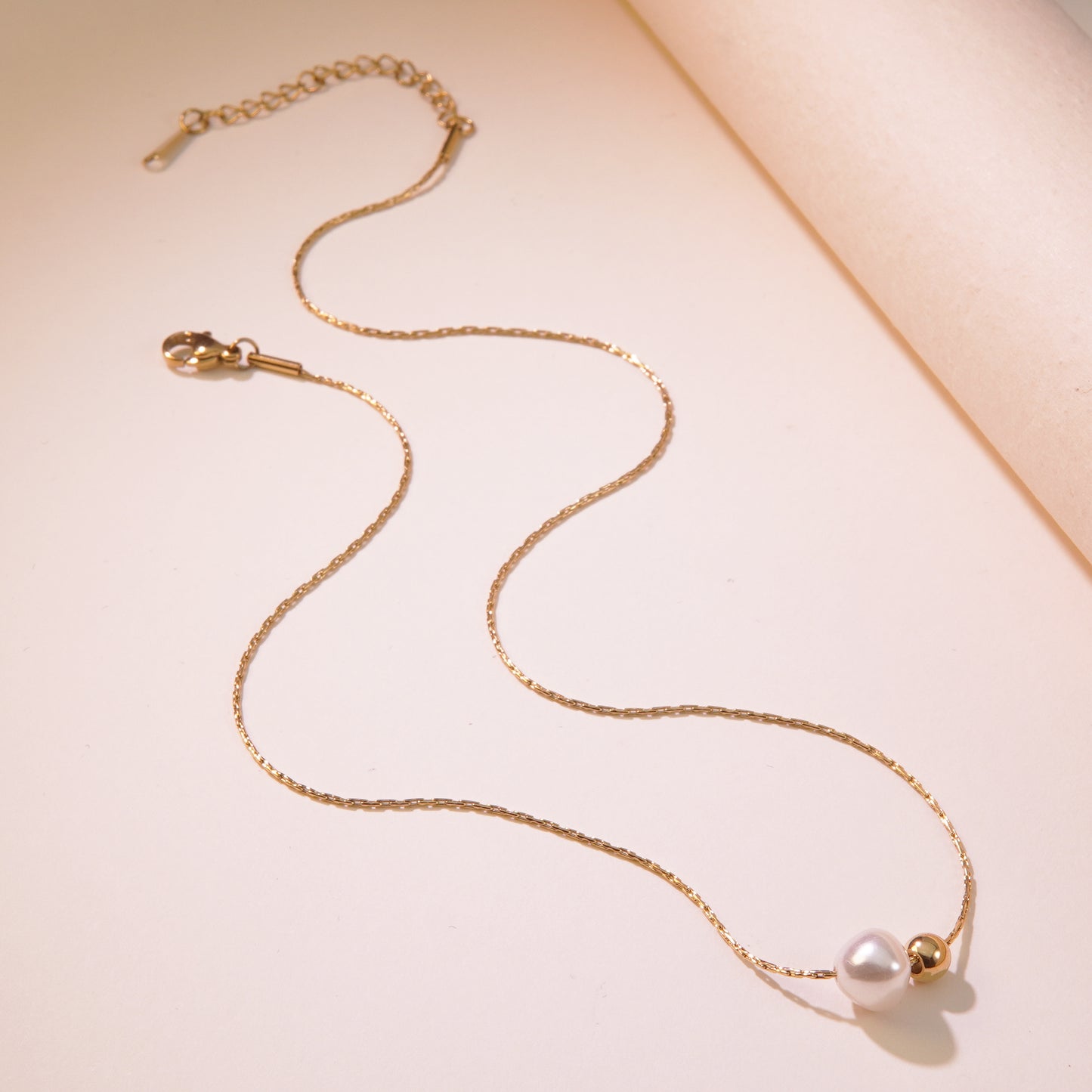 Two-Bead Necklace
