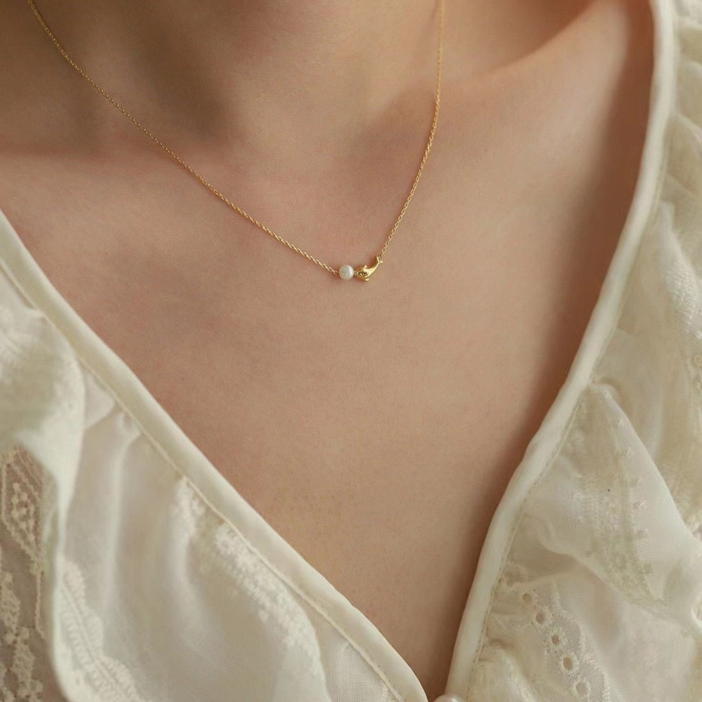 Whale Pendant Necklace
