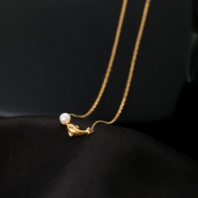 Whale Pendant Necklace