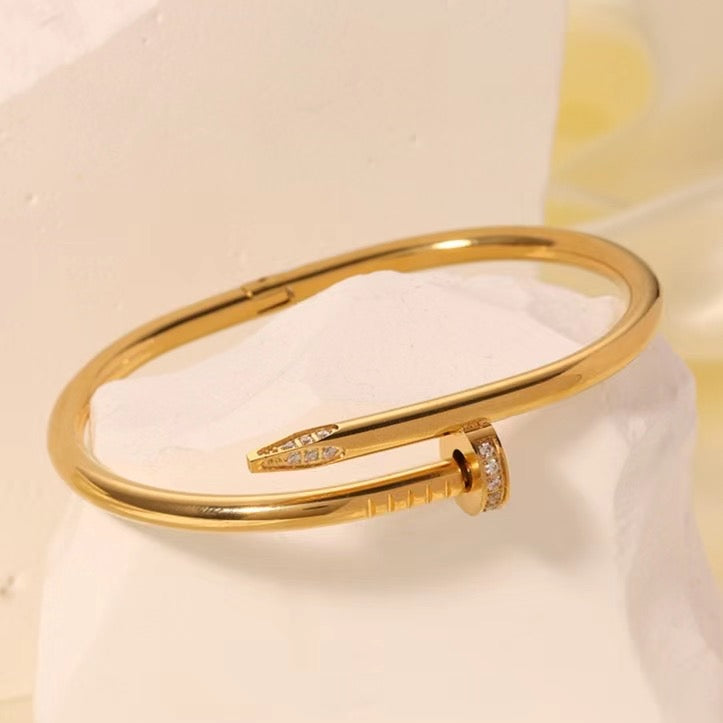 Zircon Nail Bangle